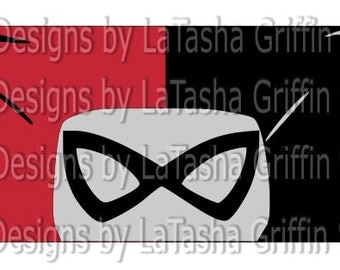 Harley Quinn SVG & DXF | Lady Joker | Red and Black Joker | Batman | Gotham | DC Comics |