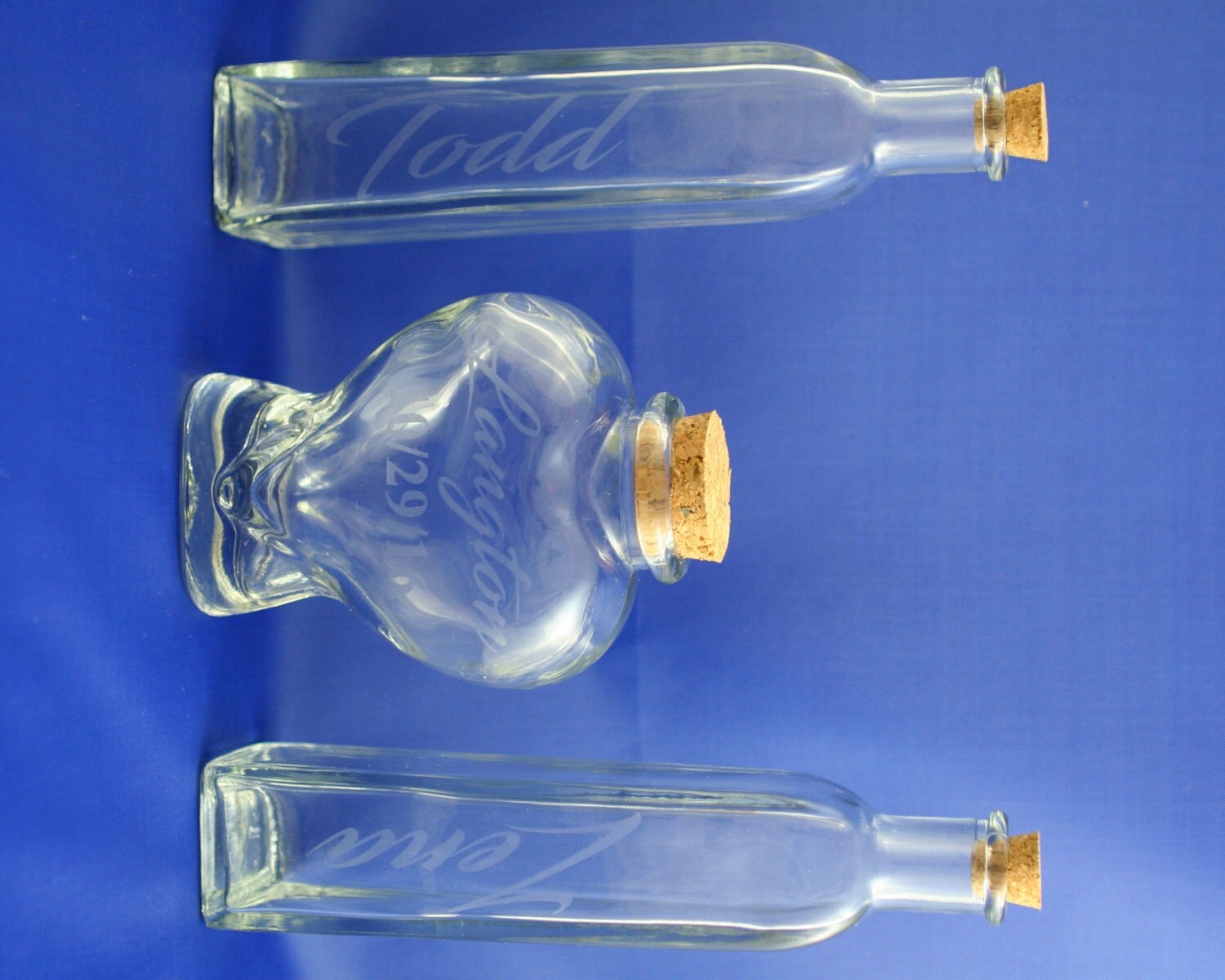 Unity Sand Bottle Set Unity Candle Cork Stoppers Heart