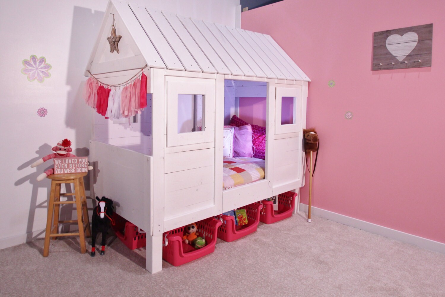 Playhouse Bed White
