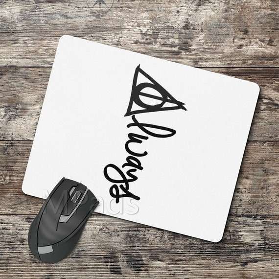 Deathly Hallows Harry Potter Mouse Pad Personalized Mouse by MPads