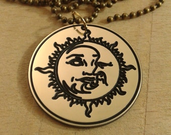 Sun and Moon necklace