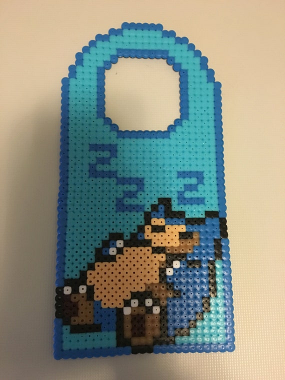 Items similar to Do not disturb Snorlax Perler beads/Hama beads on Etsy