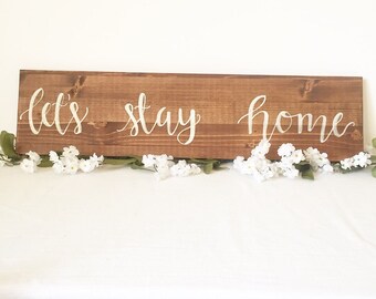 Lets stay home | Etsy