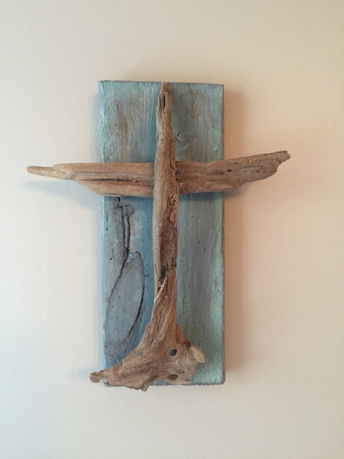 Driftwood Cross by piecesofmyheartga on Etsy