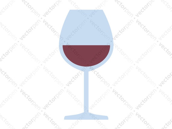 Download Red Wine Glass SVG. Scrapbooking and Cricut Clip Art. Digital