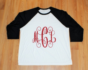 mlb monogram tee