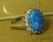 Popular items for black opal rings on Etsy