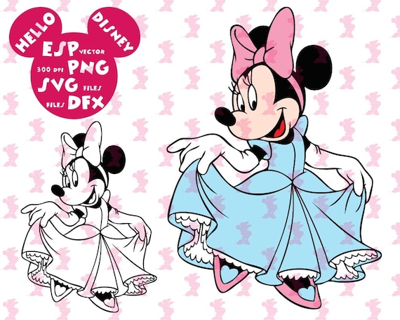 Download Disney Svg Minnie Mouse princess Clipart Disney Cut files