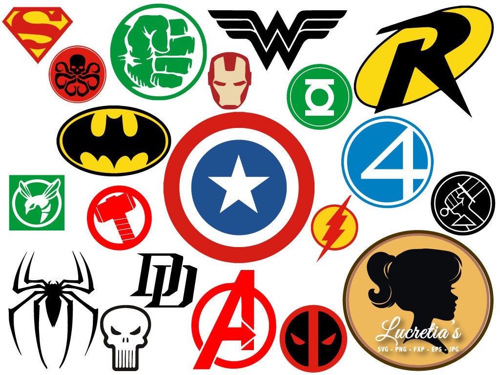 Download Superheroes SVG Superhero eps Superhero logo SVG Superhero