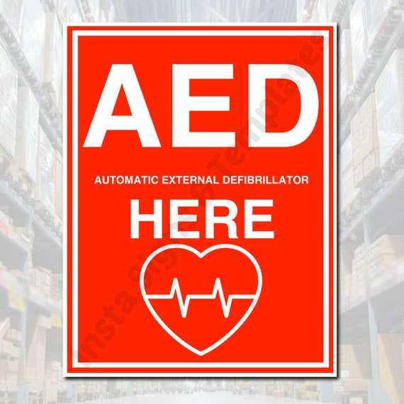 AED Automatic External Defibrillator workplace safety first