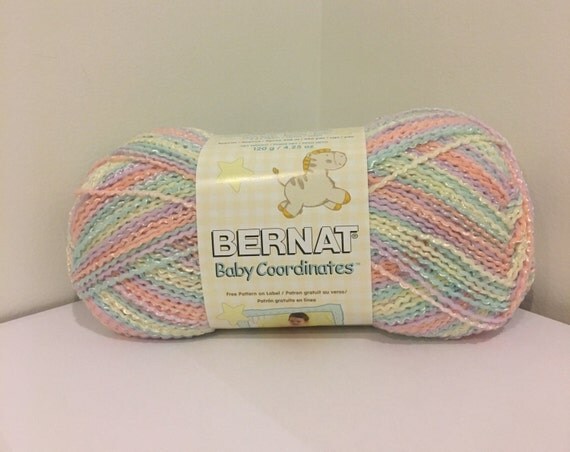 Bernat Baby Coordinates Yarn Cotton Candy 4.25oz/120g Free