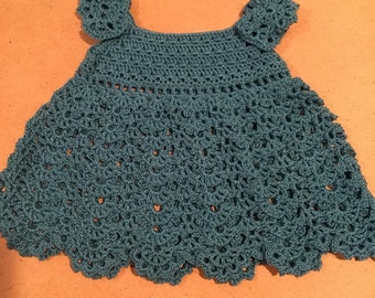 Items similar to Beautiful Top Crochet girl's dress on Etsy