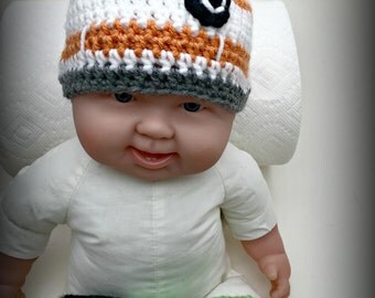 Crochet Baby BB-8 Inspired Hat (0-3 months)