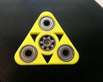 Edc fidget spinner 3d printed hand spinner toy triforce spinner 