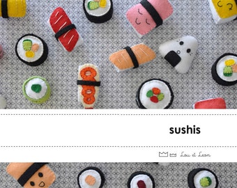 16 Felt Food templates fruits and vegetables to download