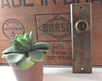 Smaller Antique Brass Door Plate