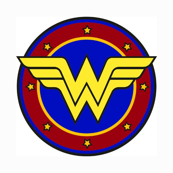 Download Wonder Woman LLayered SVG Dxf Logo Vector File Silhouette