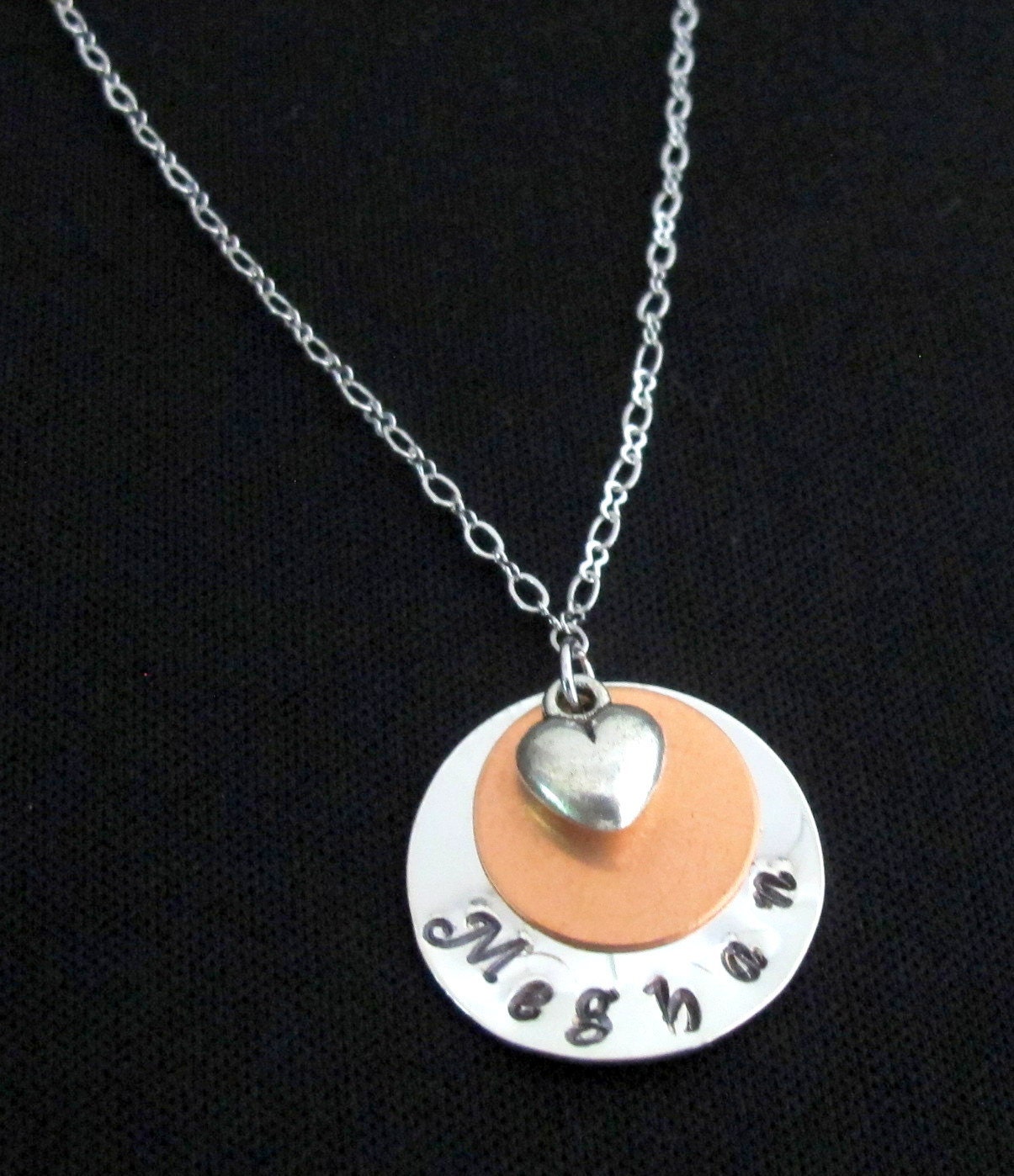 Personalized girl's name necklace custom by fashionjewelryforeve