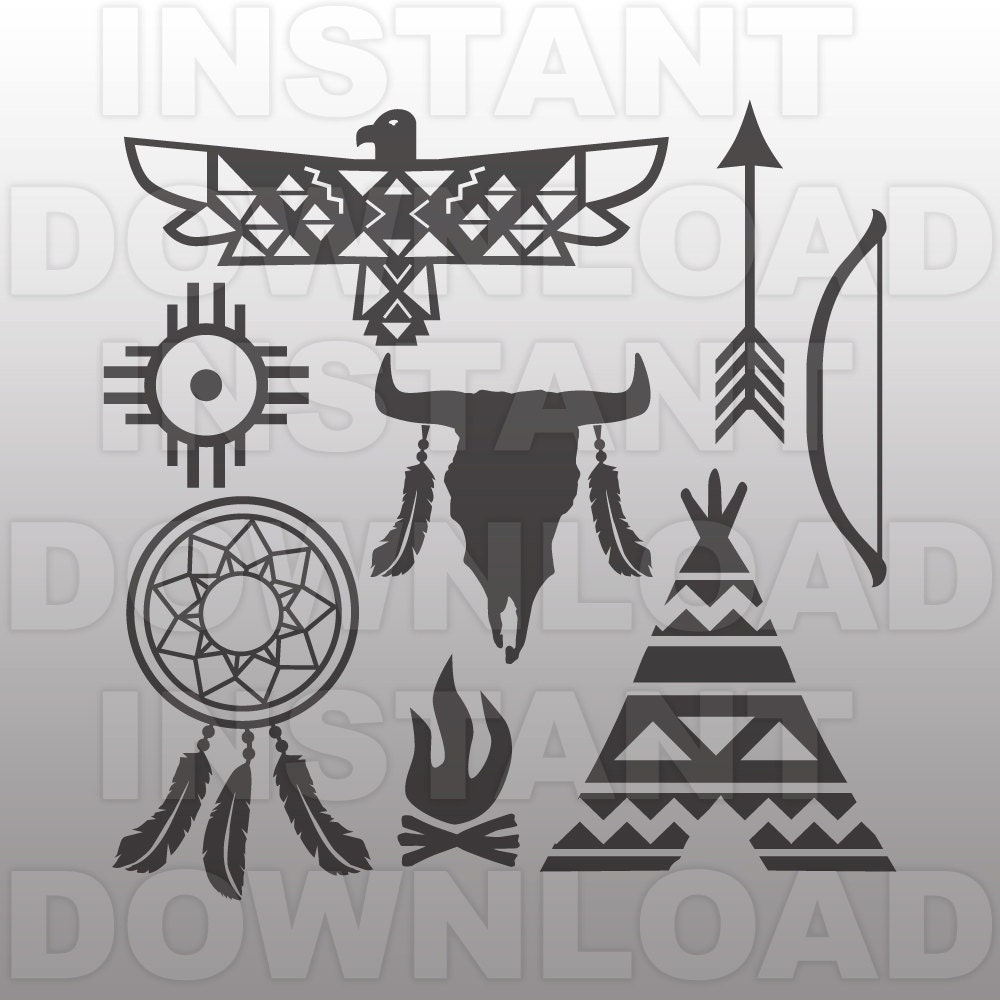 Download Native American SVG BundleIndian SVG FileWestern SVG