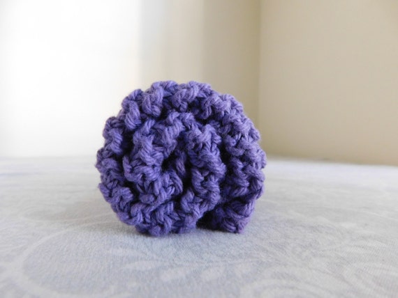 Purple Cotton Dishcloth