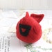 red cardinal plush