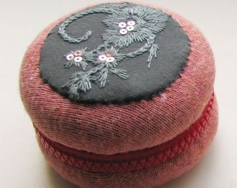 Large Macaron Pouch, Macaron Coin Purse, Macaron Zipper Pouch, Wedding Ring Box, Ring box, Macaroon box