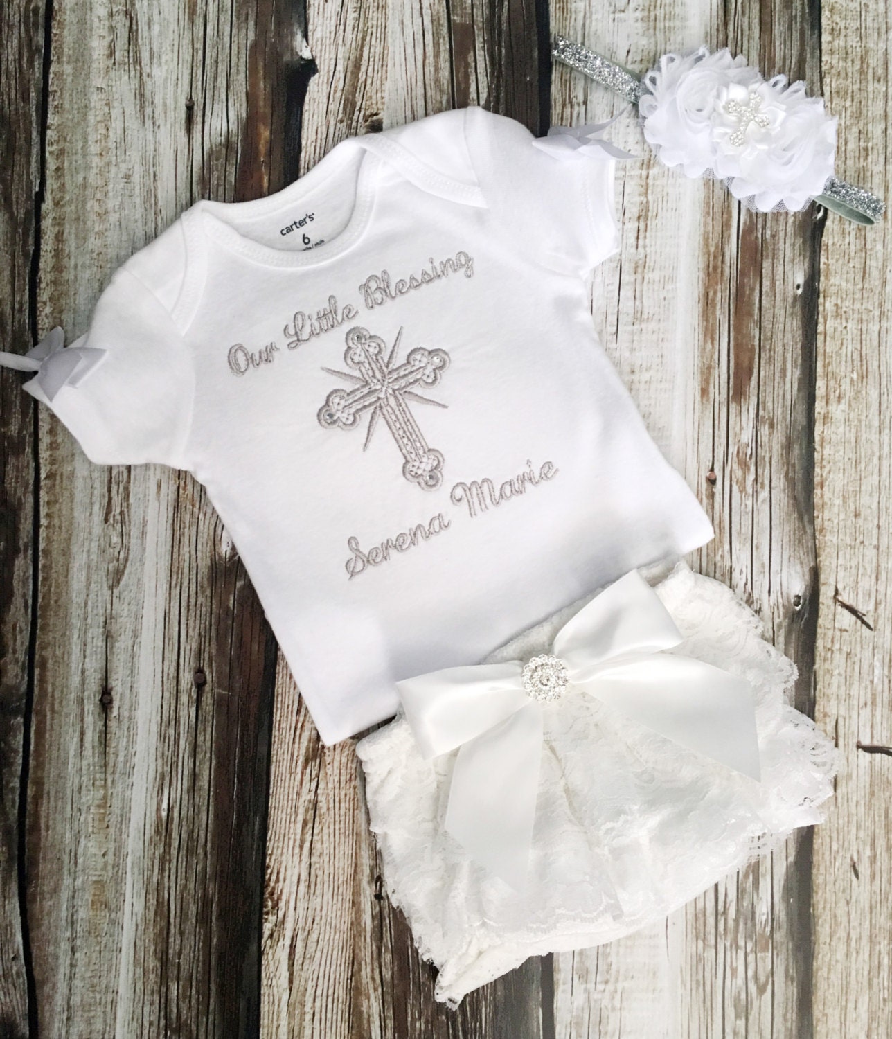 Christening Outfit Baby Girl Baptism Outfit Baby