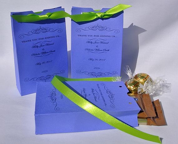Wedding Favor Box - Candy Favor Boxes - Favor Box - Personalized Favor Box Il_570xn