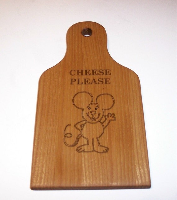 Laser Engraved Cheese Board Cutting Board Handcrafted from