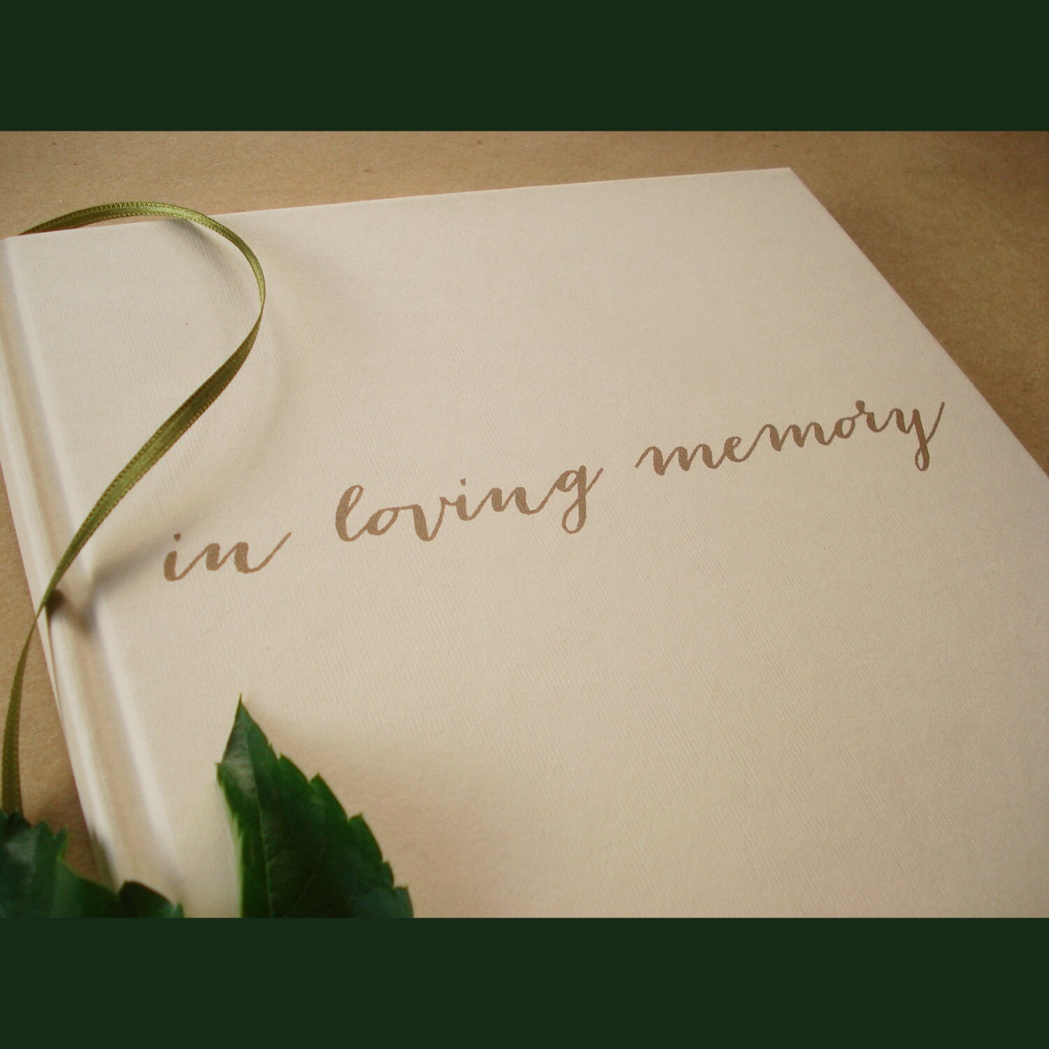 In Loving Memory Memorial Service Guest Book A by TransientBooks