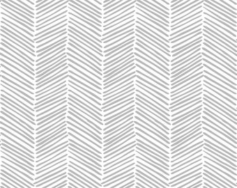 Arrows Fabric - Freeform Arrows Large In Gray On White By Domesticate - Arrows Cotton & Upholstery Fabric By The Yard With Spoonflower