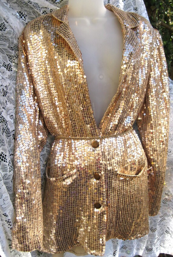champagne gold sequin