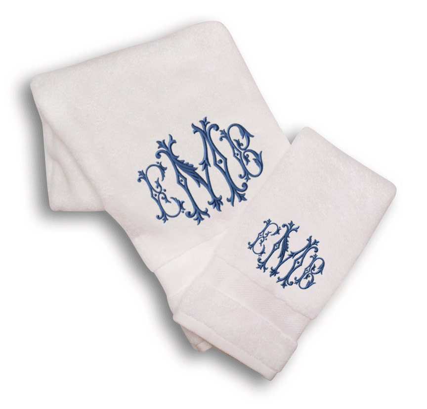 Monogrammed Towel Set