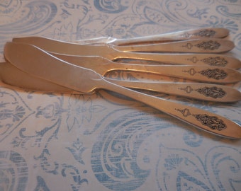 Bird of Paridise Community Set of Butter Knives