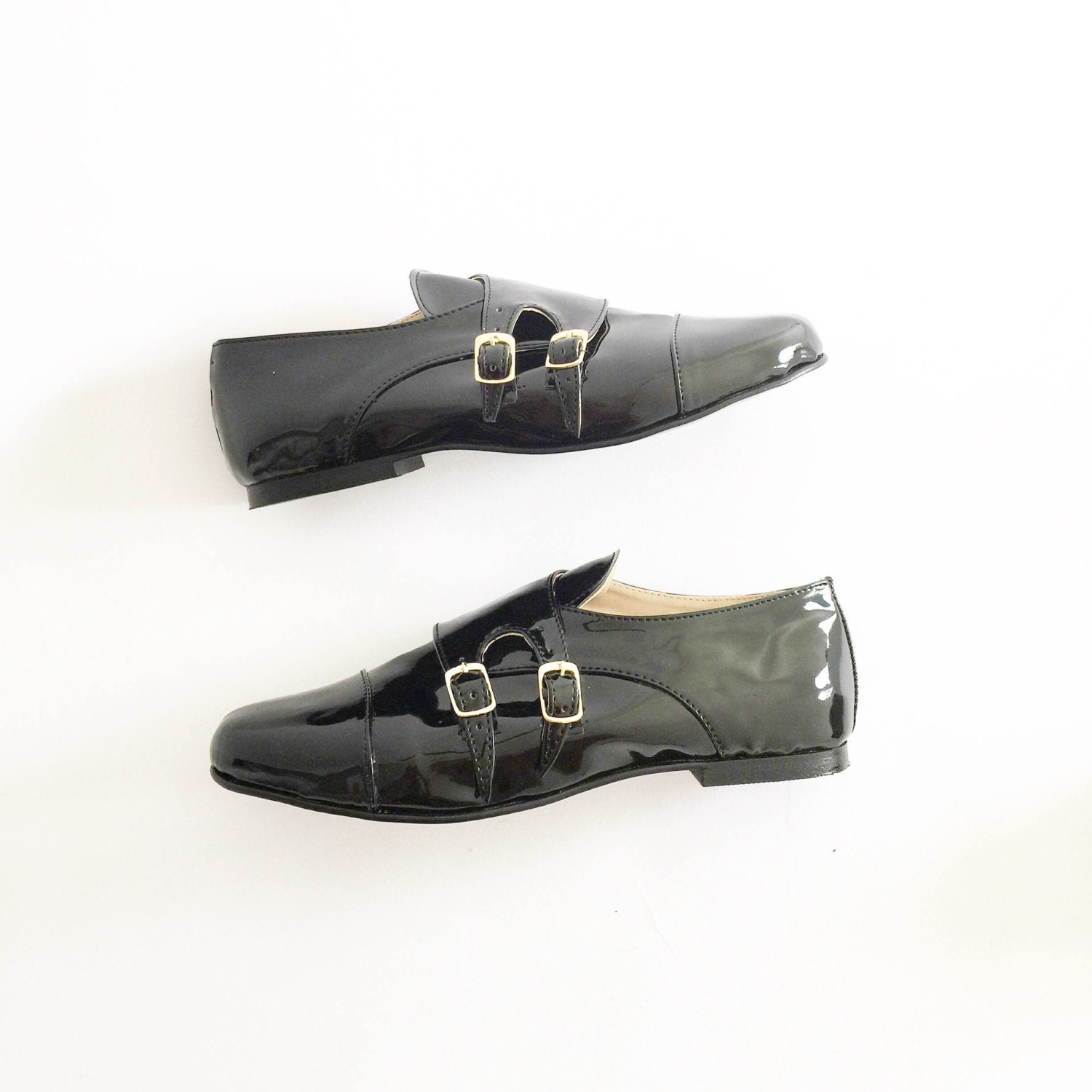 vegan monk strap shoes