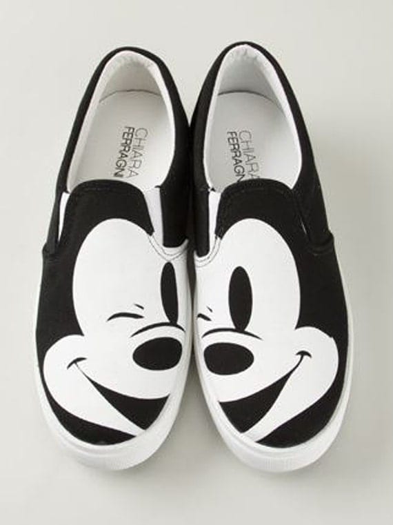black mickey mouse shoes