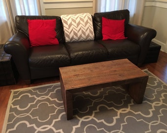 Reclaimed Wood Coffee Table, Coffee Table, Barn Wood Table, Salvaged Wood Table, Emerson Table Design,
