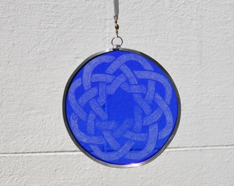 Blue Celtic Suncatcher