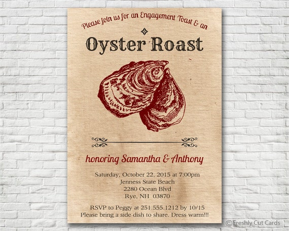 Oyster Roast Invitation 1
