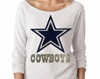Dallas Cowboys Womens 3/4 sleeve top