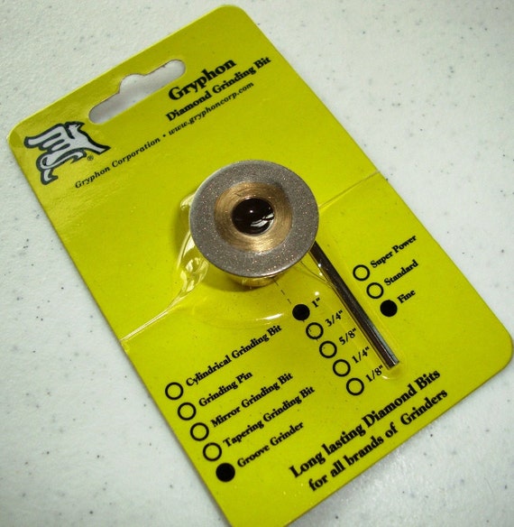 Gryphon Groove Grinder Bit Stained Glass Fused glass