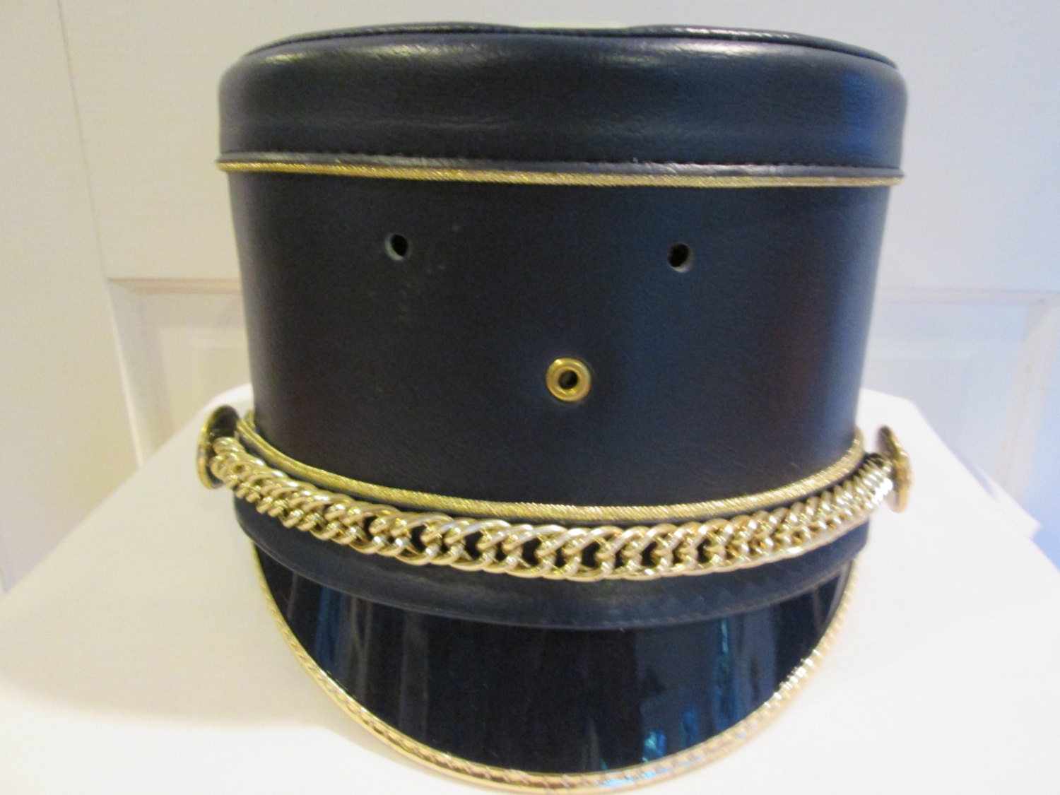 Blue Marching Band Hat/Cap Head Gear