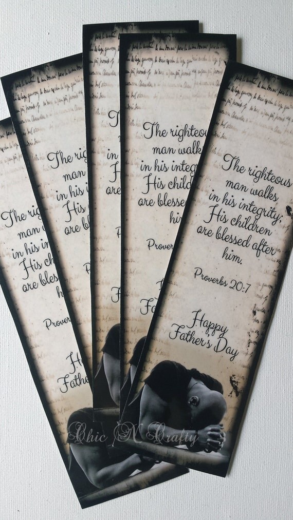 diy printable bookmark fathers day proverbs 207religious