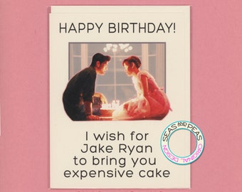 JAKE RYAN BIRTHDAY - Birthday Card - Funny Birthday Card - Sixteen Candles - Pop Culture - Jake Ryan - John Hughes - Ringwald - Item# B029