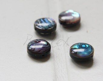 4 Pieces / Shell / Round / Semiprecious Stone