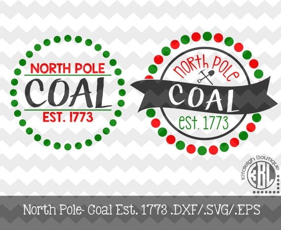 Download North Pole Coal Design .DXF/.SVG/.EPS Files by ...