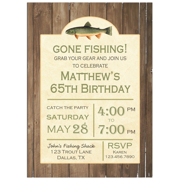 Free Printable Fishing Invitation For Teenager Free Printable Fishing Invitation For Teenager