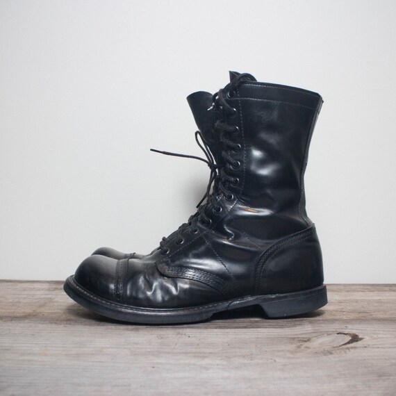 10 D Double H / HH Paratrooper Jump Boots Cap Toe Combat