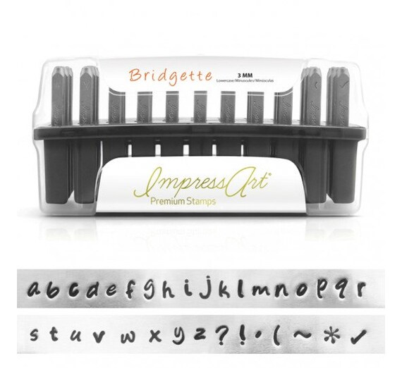 Impressart Bridgette Metal Stamping Kit Alphabet Uppercase