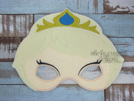 Ice Queen Mask Elsa Mask Frozen Party Felt Dress Up 